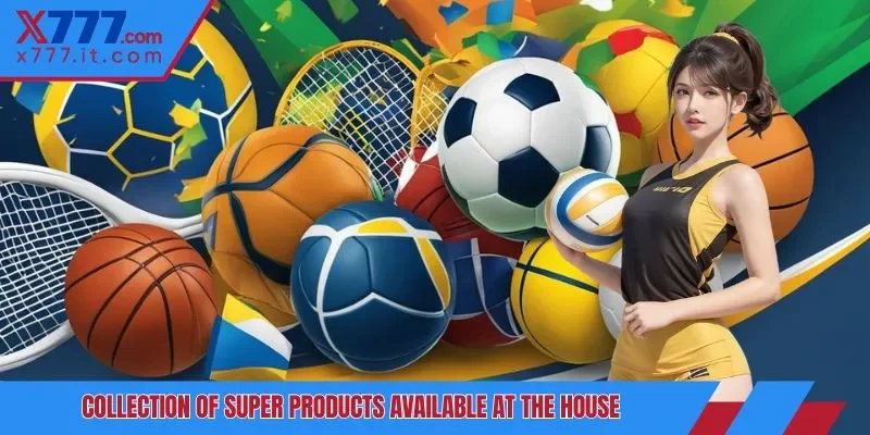 Collection of super products available at the house Collection of super products available at the house